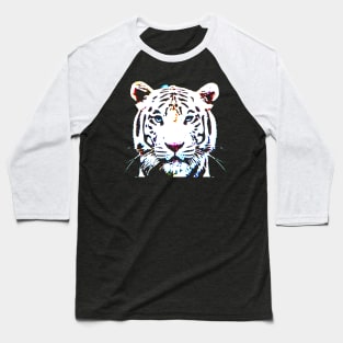 White tiger Baseball T-Shirt